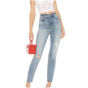 Revolve GRLFRND Kendall High Waisted Stretch Skinny Jeans Say You Will Sz 25